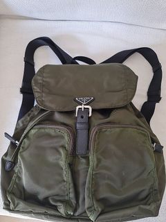 Limited Edition Prada Green Nylon Backpack
