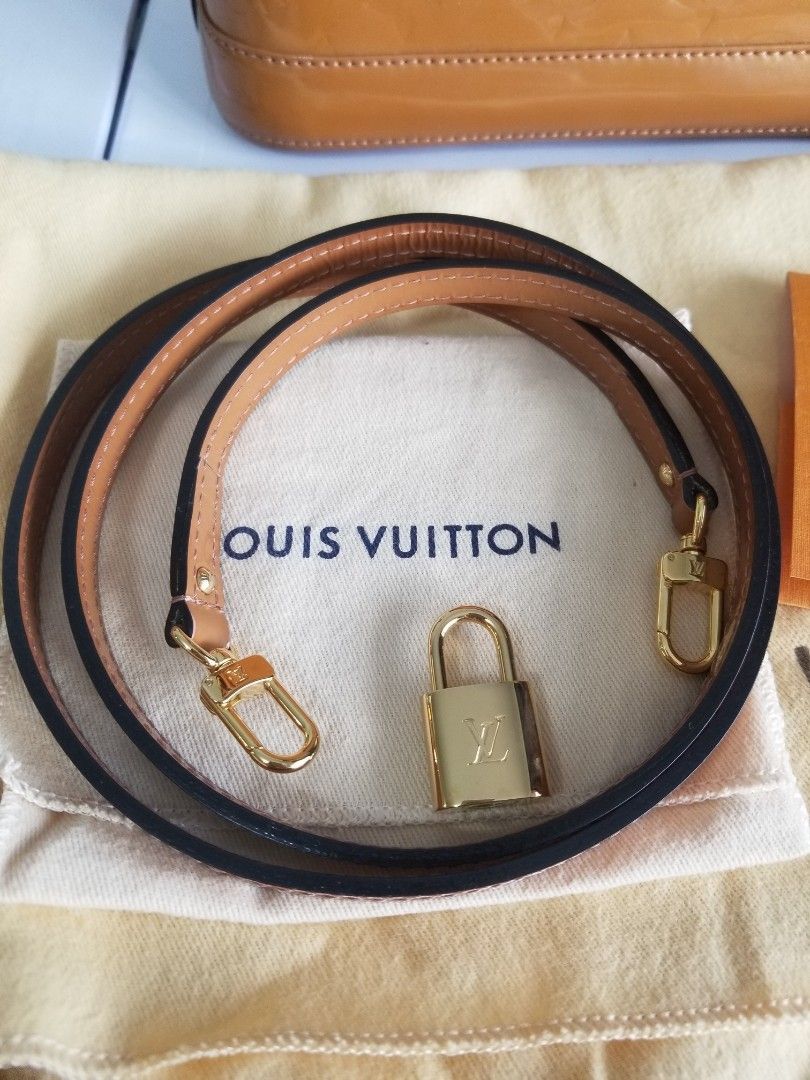 Louis Vuitton Alma Bb Vernis Rose Velours, Luxury, Bags & Wallets on  Carousell