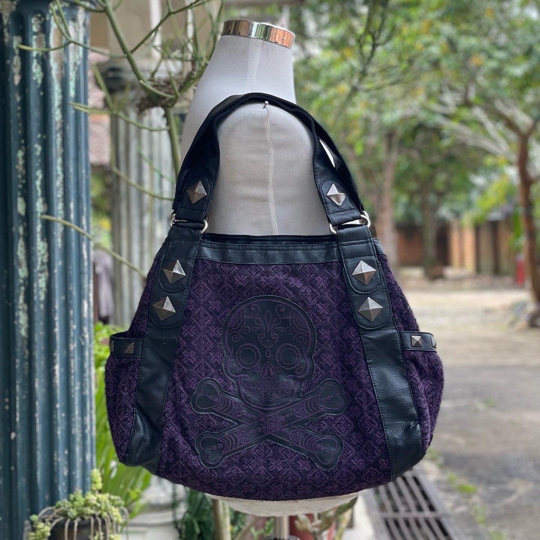 Sugar skull store tote bag