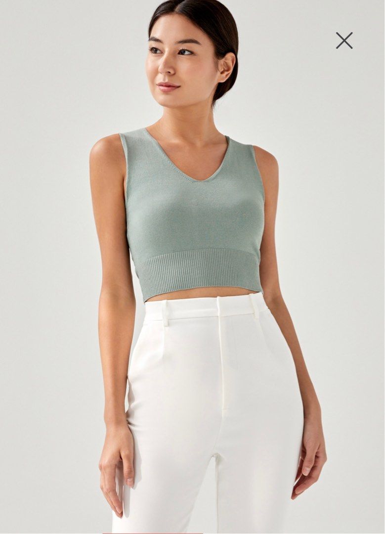 Thorali knit crop top discount