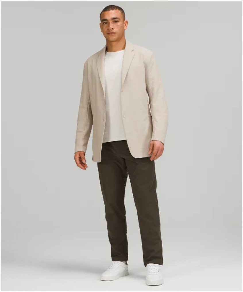 Lululemon New Venture Blazer Sports Jacket Lightweight Easy care Designed for on the move Men s Fashion Coats Jackets and Outerwear on Carousell