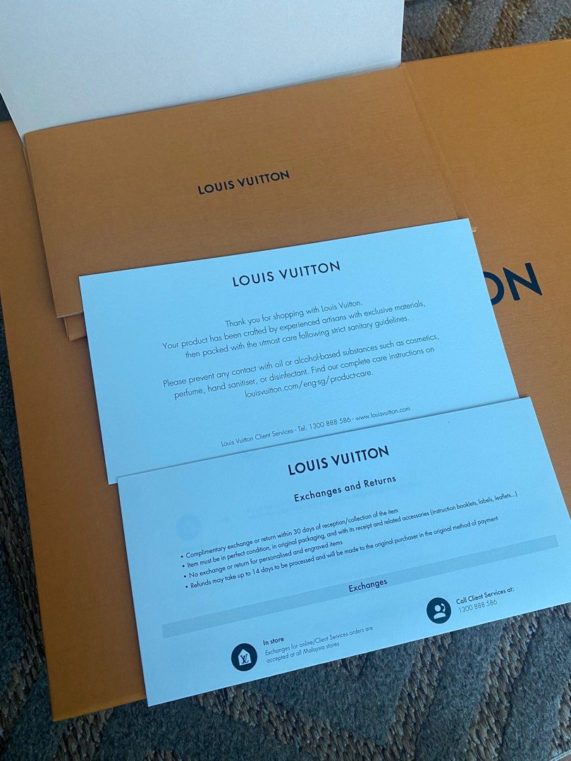 Louis Vuitton Returned/ Empty Box.help!!!!