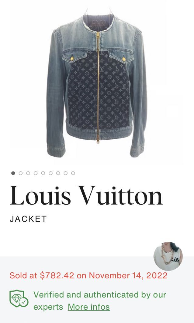 Louis Vuitton Denim Jacket for Ladies In mint condition Good as new Size  40, Women's Fashion, Coats, Jackets and Outerwear on Carousell