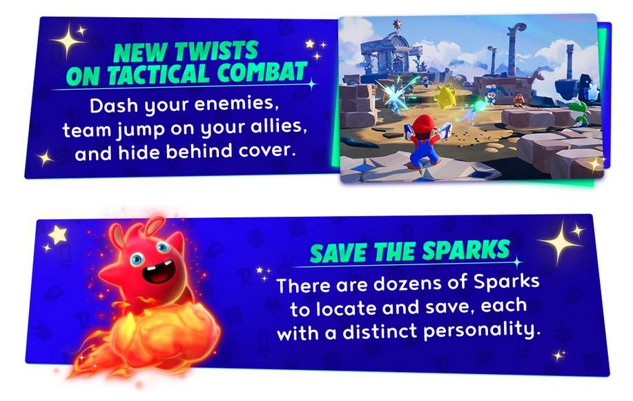 Mario + Rabbids Sparks of Hope + Limited Edition Stickers, Video Gaming ...
