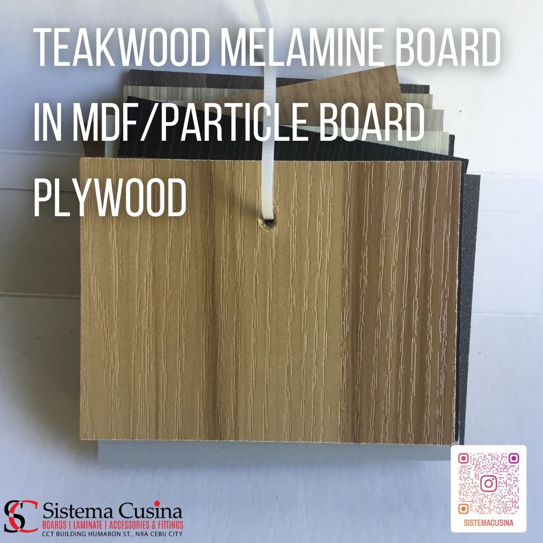 Melamine Laminated Boards in Plywood, Particle and MDF boards