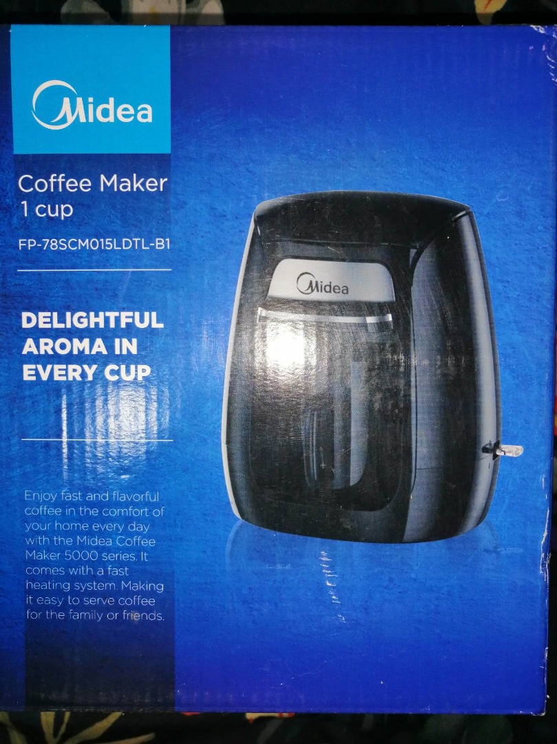 Midea Coffee maker 1 cup BRAND NEW, UNUSED, TV & Home Appliances ...