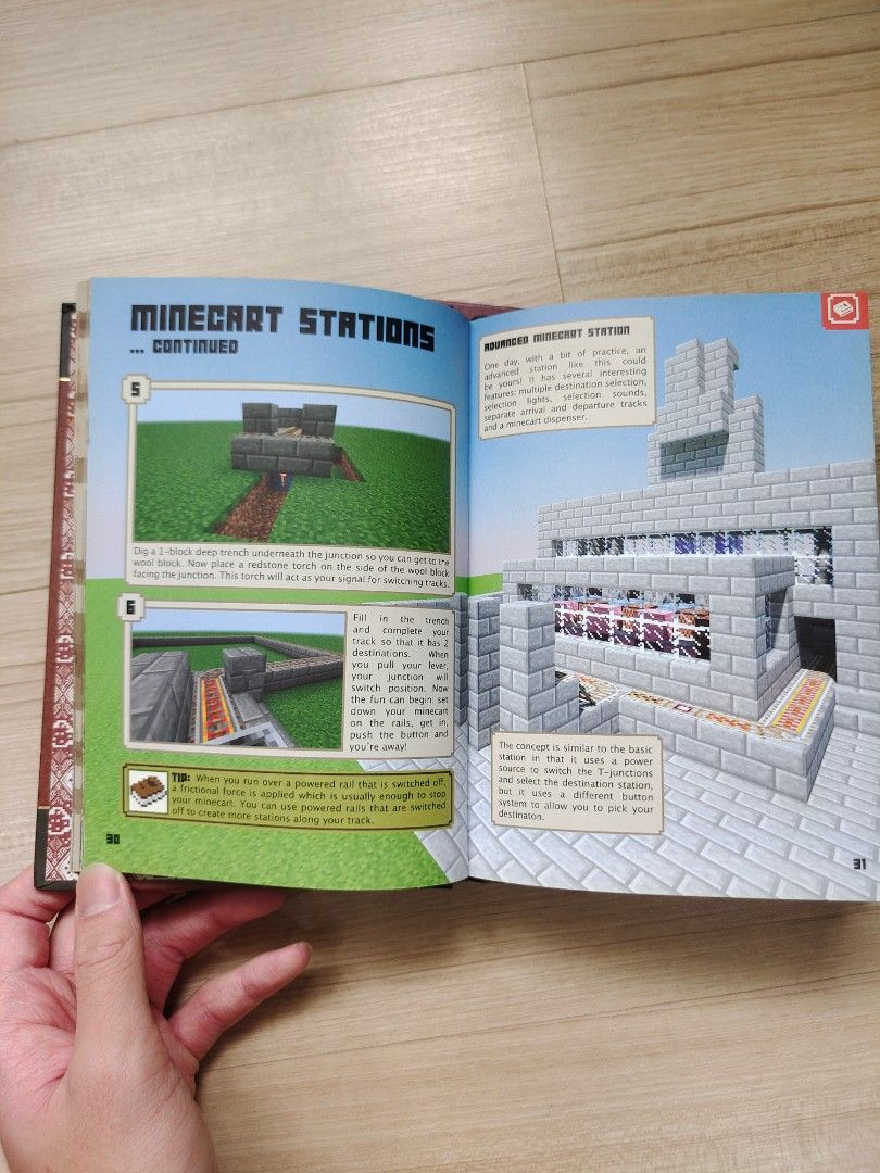 MINECRAFT combat & redstone book, Hobbies & Toys, Books & Magazines ...