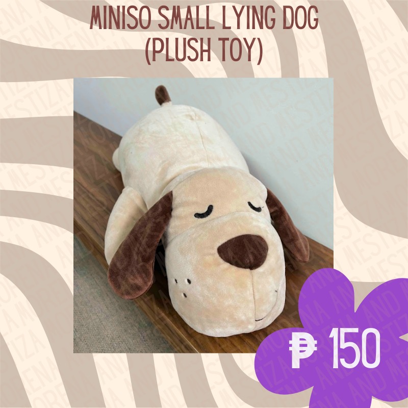 Miniso Brown Dog Stuffed Toy (Plushie), Hobbies & Toys, Toys & Games on