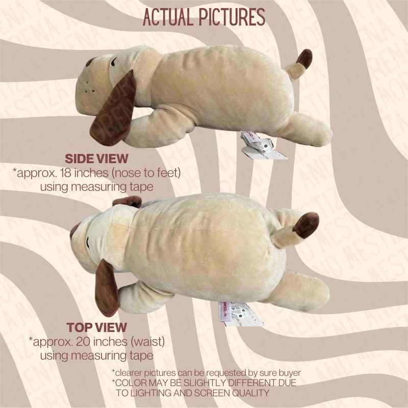 Miniso Brown Dog Stuffed Toy (Plushie), Hobbies & Toys, Toys & Games on