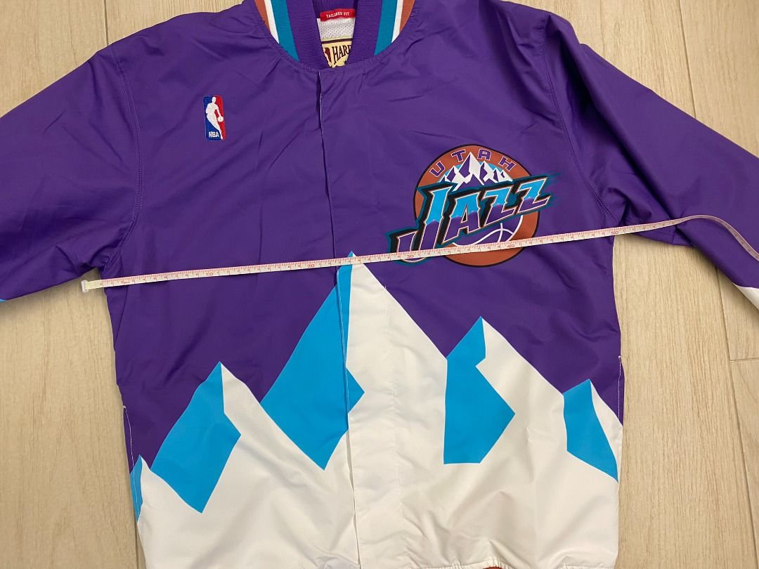 Mitchell & Ness M&N Authentic Warm Up Jacket Utah Jazz 1998 Purple XL