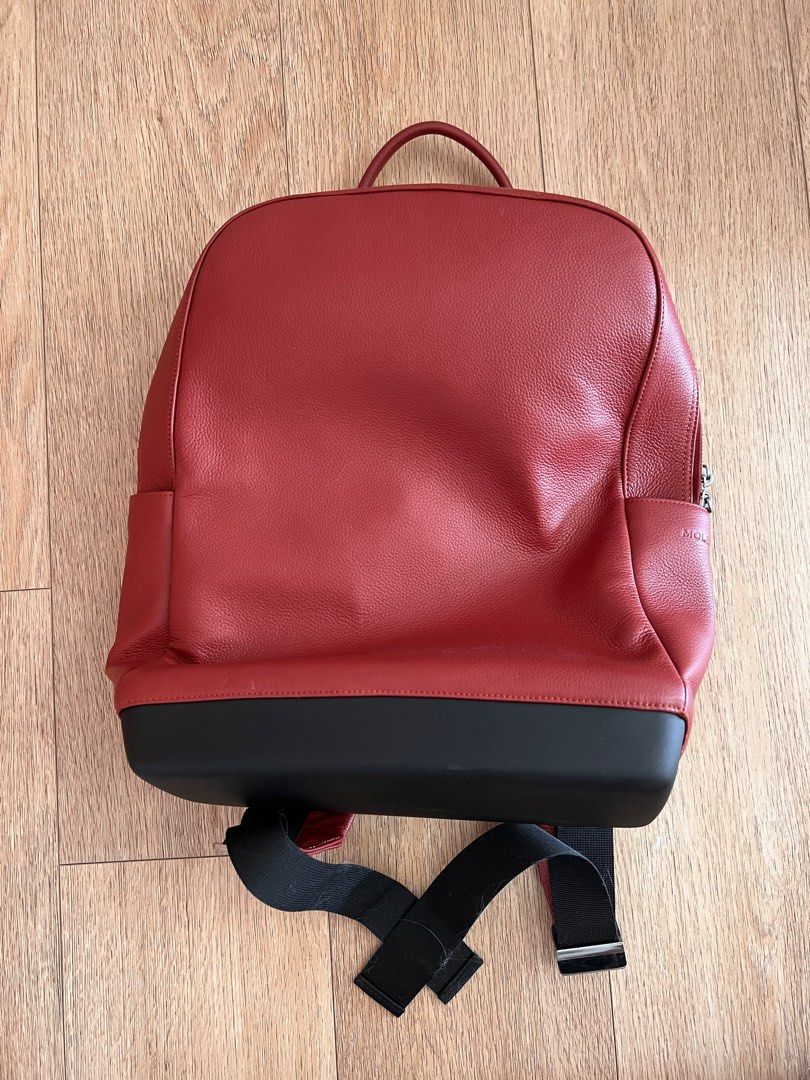 Moleskine Leather Laptop Backpack, Women's Fashion, Bags & Wallets