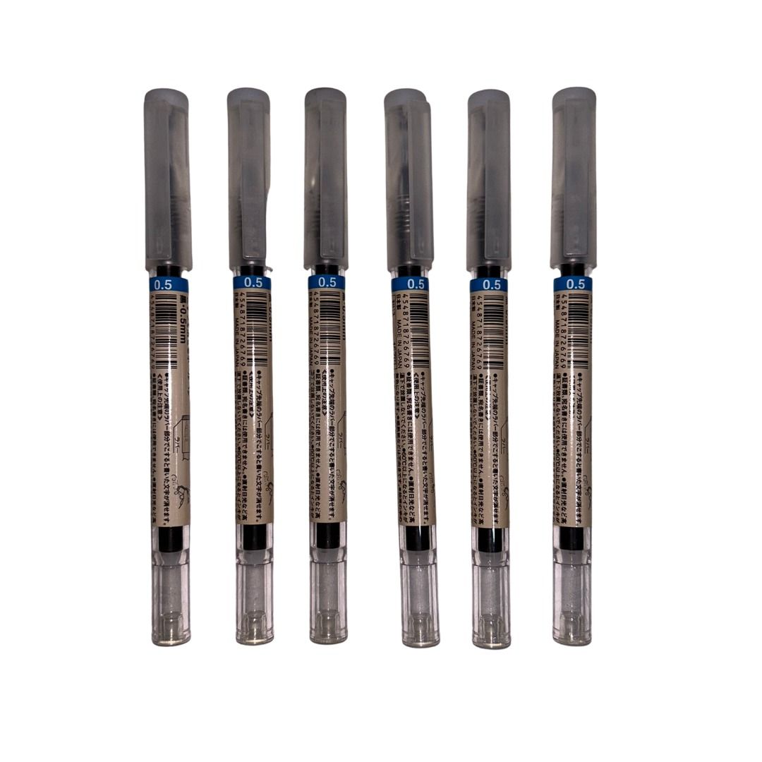MUJI 0.5mm Black Erasable Ballpoint Pen, Hobbies & Toys, Stationary