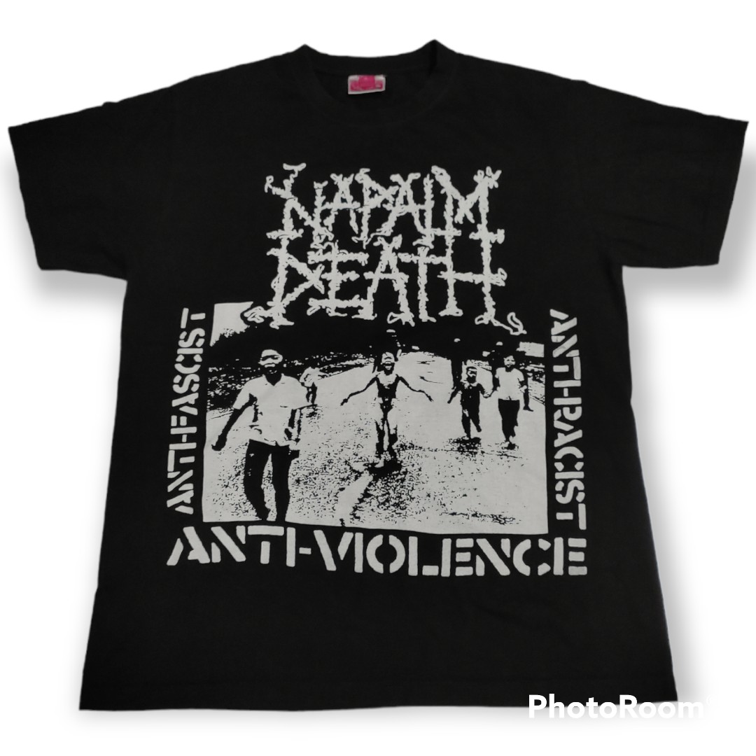 Napalm death band shirt, Men's Fashion, Tops & Sets, Tshirts & Polo