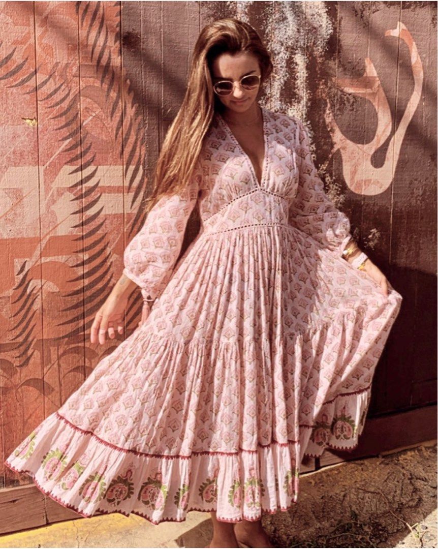 Boho indie dress top