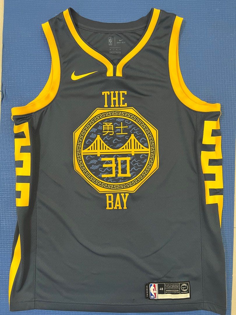 Nike Steph Curry Golden State Warriors 2019 Chinese New Year Swingman NBA  Jersey