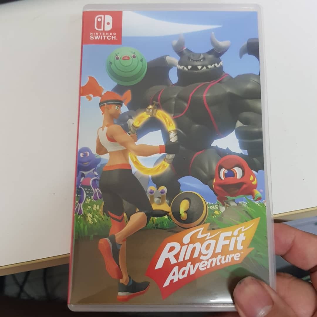 Ring fit shop adventure game card