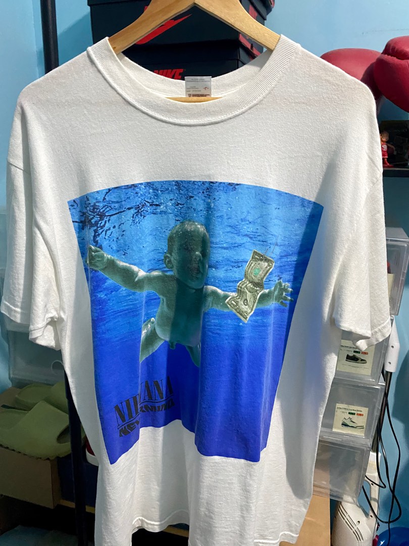 NIRVANA NEVER MIND tee 2002 | hartwellspremium.com