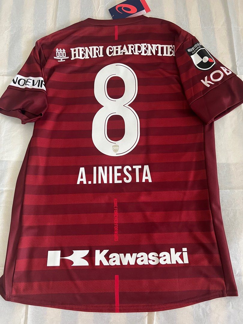 Official Authentic ASICS Vissel Kobe 2019 Home kit Andrés INIESTA