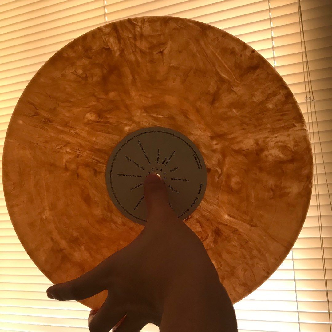 [On Hand] Bleachers Gone Now Gold Paillete Vinyl LP Plaka, Hobbies & Toys, Music & Media, Vinyls