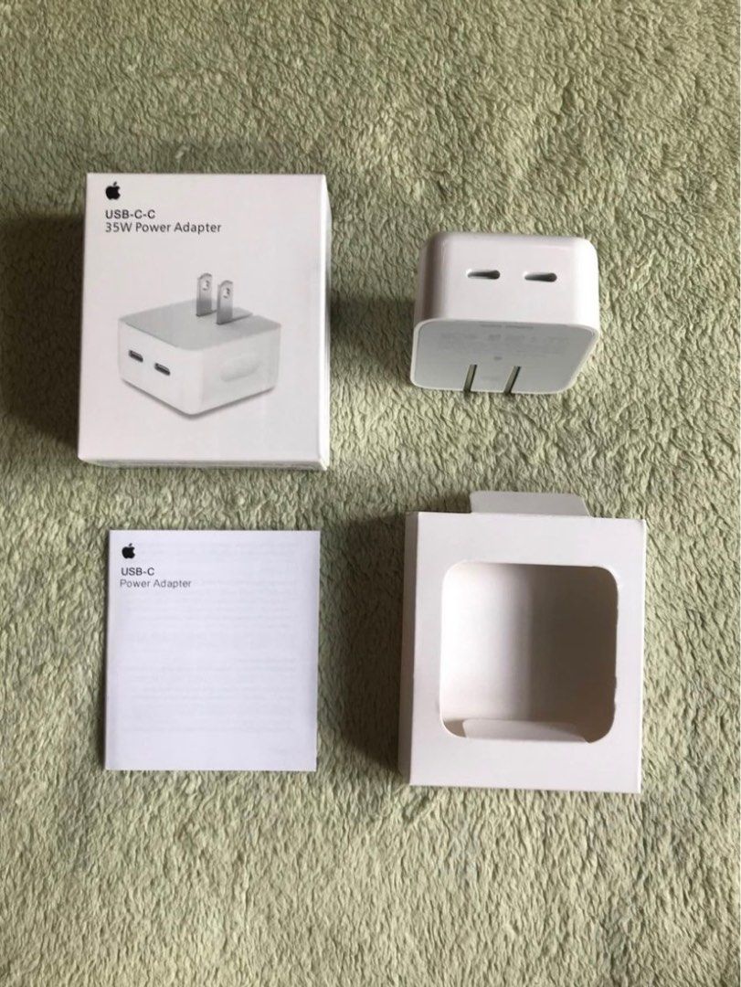 [Original] 35W Dual UsbC Port Compact Power Adapter, Mobile Phones