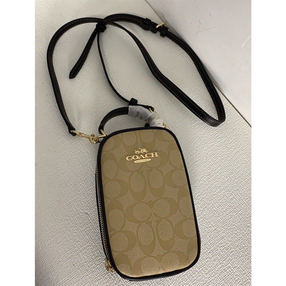 🆕Original Coach Eva Mobile Phone Sling Bag, Luxury, Bags & Wallets on ...