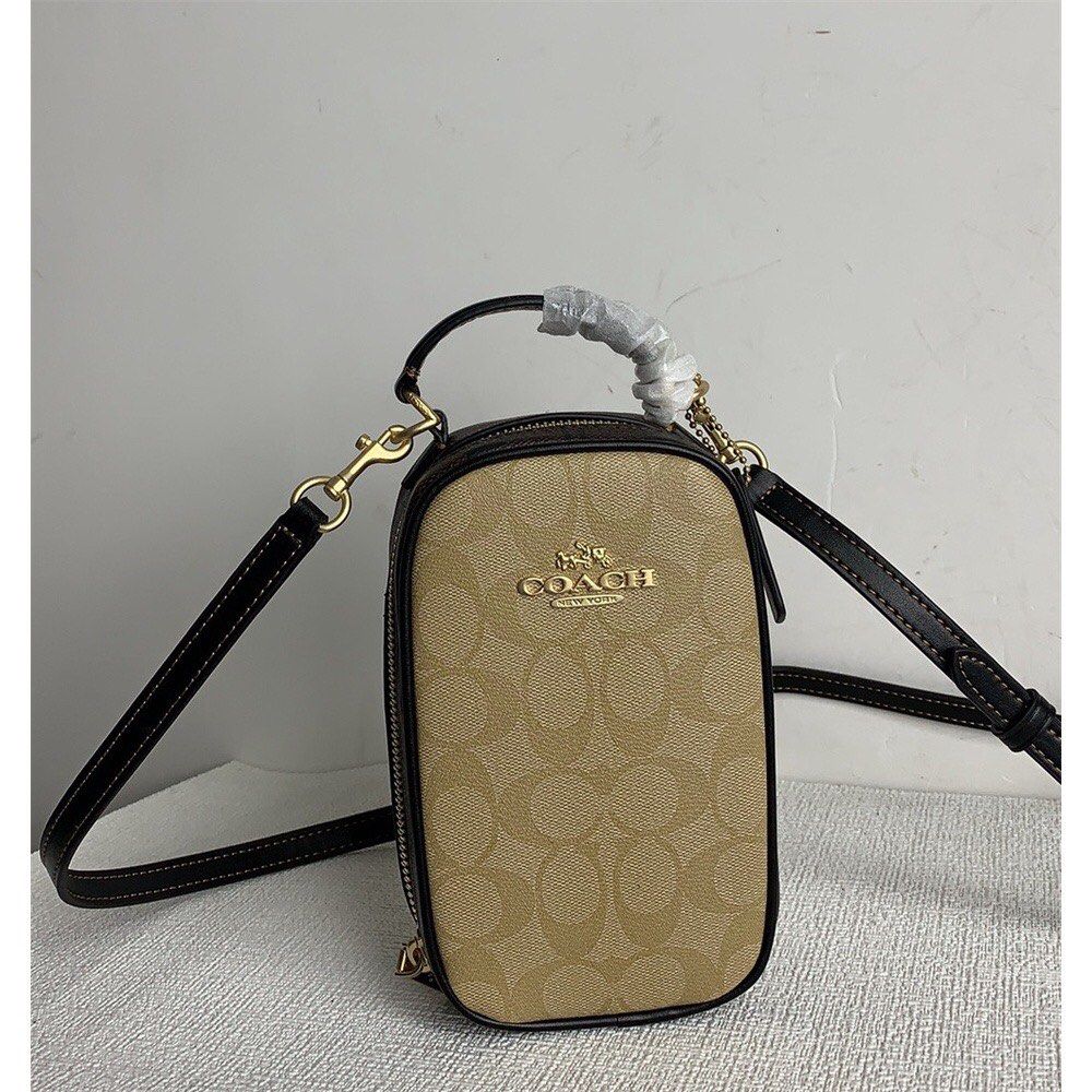 🆕Original Coach Eva Mobile Phone Sling Bag, Luxury, Bags & Wallets on ...