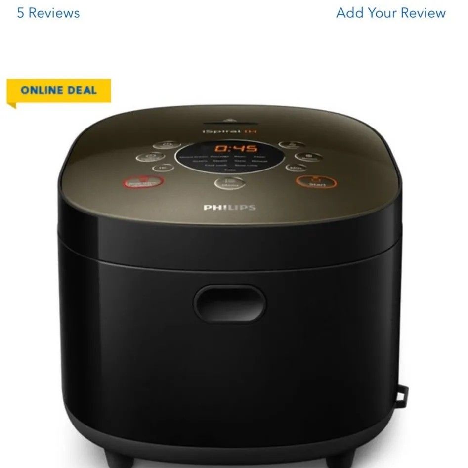 PHILIPS HD4535 IH RICE COOKER (1.5L) Condition 7/10 55, TV & Home