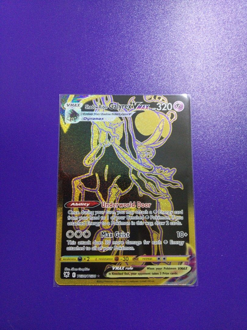 pokemon breakthrough card list price Pokemon Chilling Reign Calyrex VMAX 3D Lenticular Promo Sign Poster 24