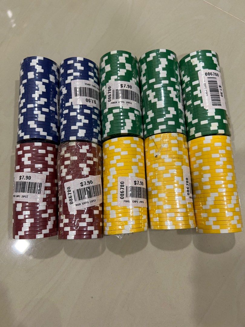 Poker Chips / Mahjong Chips, Hobbies & Toys, Toys & Games on Carousell