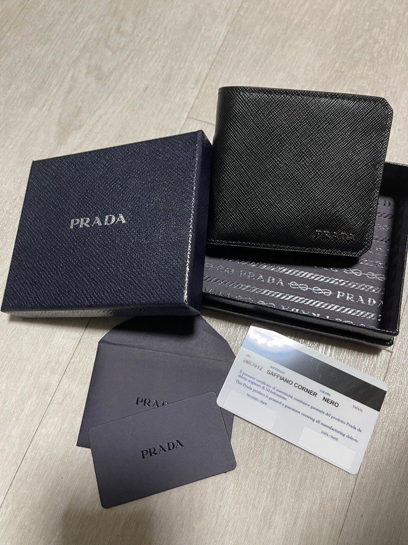Prada Men Wallet, Men's Fashion, Watches & Accessories, Wallets & Card