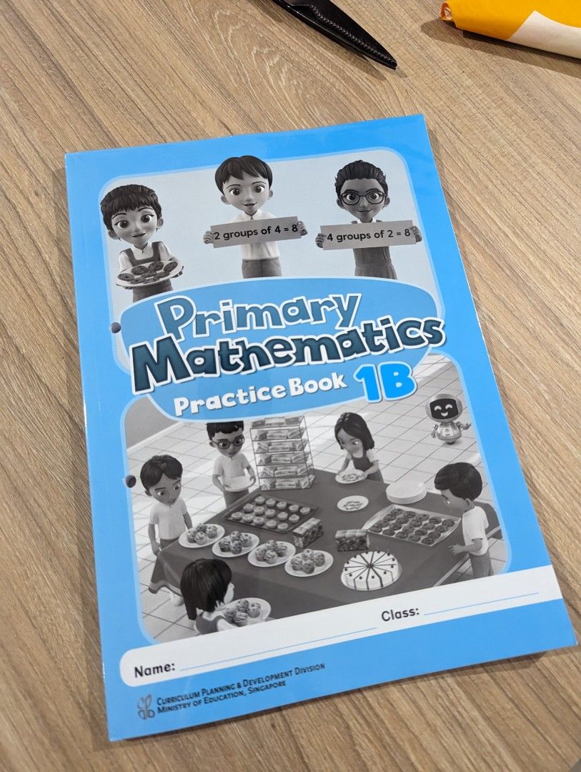 Primary 1 Mathematics Practice Book 1B, Hobbies & Toys, Books