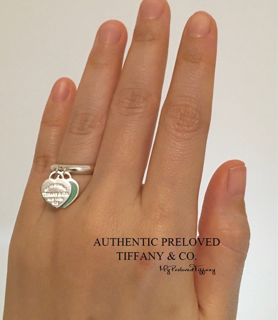 Tiffany blue deals heart ring