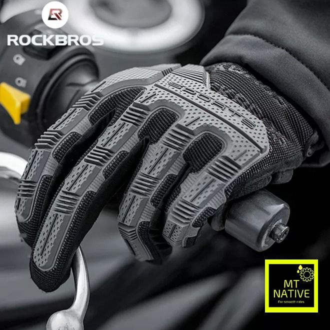 ROCKBROS Glove Cycling Riding Motorcycle Bicycle SBR 6MM Thickend