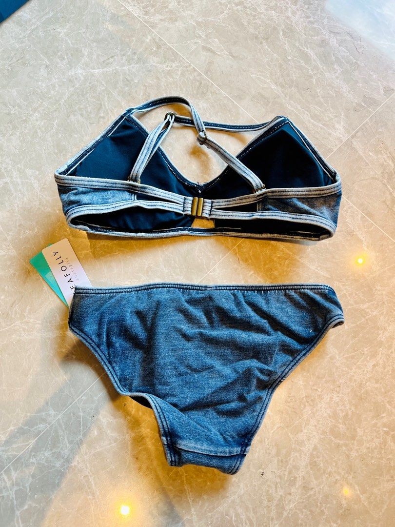 Seafolly Denim Bikini, Women's Fashion, Swimwear, Bikinis & Swimsuits