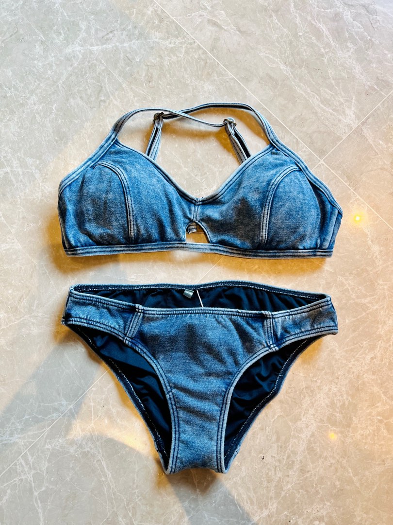 Seafolly Denim Bikini, Women's Fashion, Swimwear, Bikinis & Swimsuits