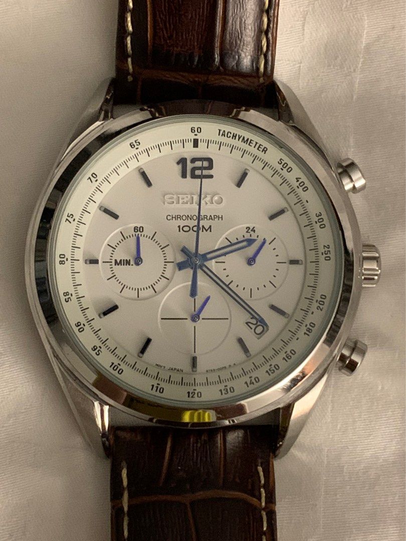 Seiko Chronograph 6T63 - 00J0, Men's Fashion, Watches & Accessories,  Watches on Carousell