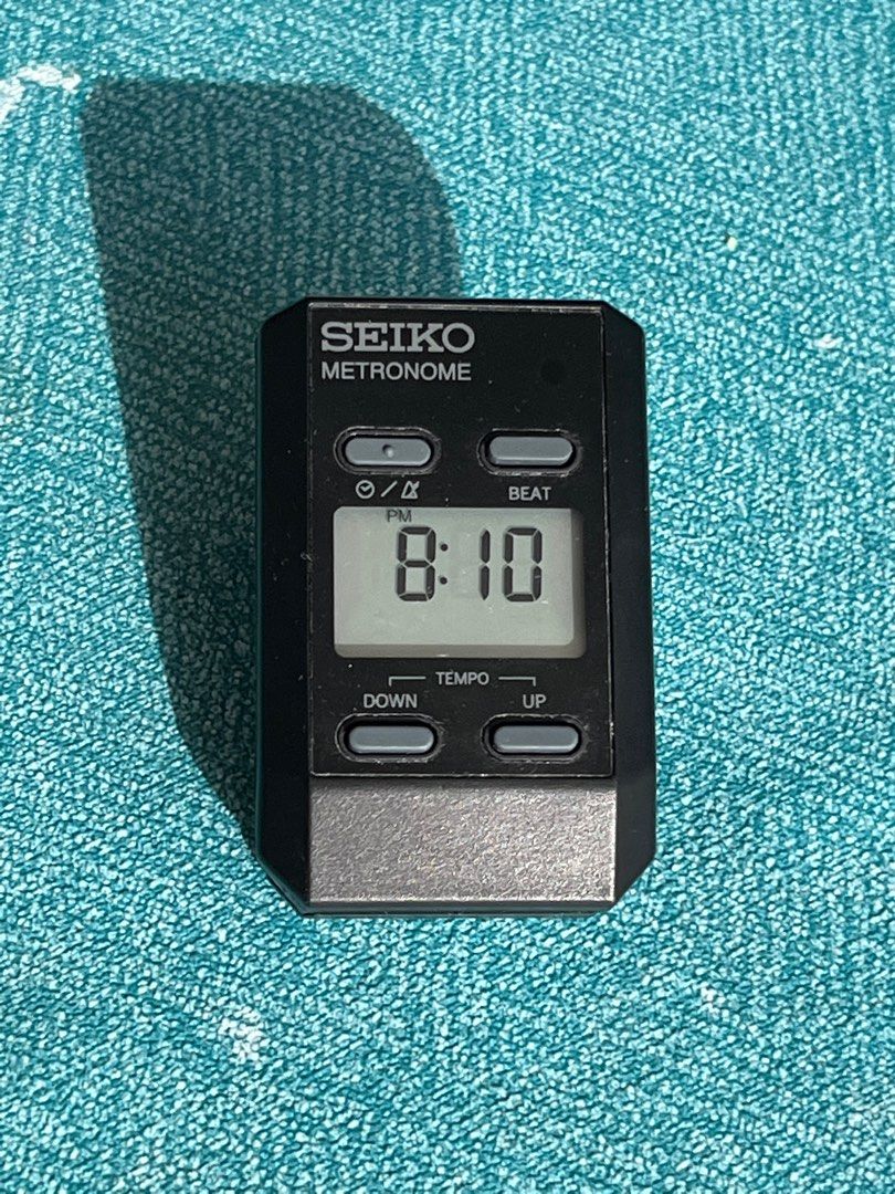 Seiko digital clip-on metronome, Hobbies & Toys, Music & Media, Music  Accessories on Carousell