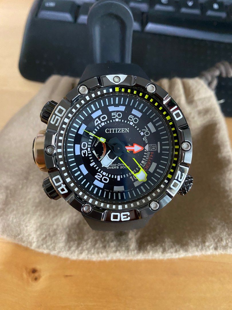 Citizen promaster aqualand depth meter on sale