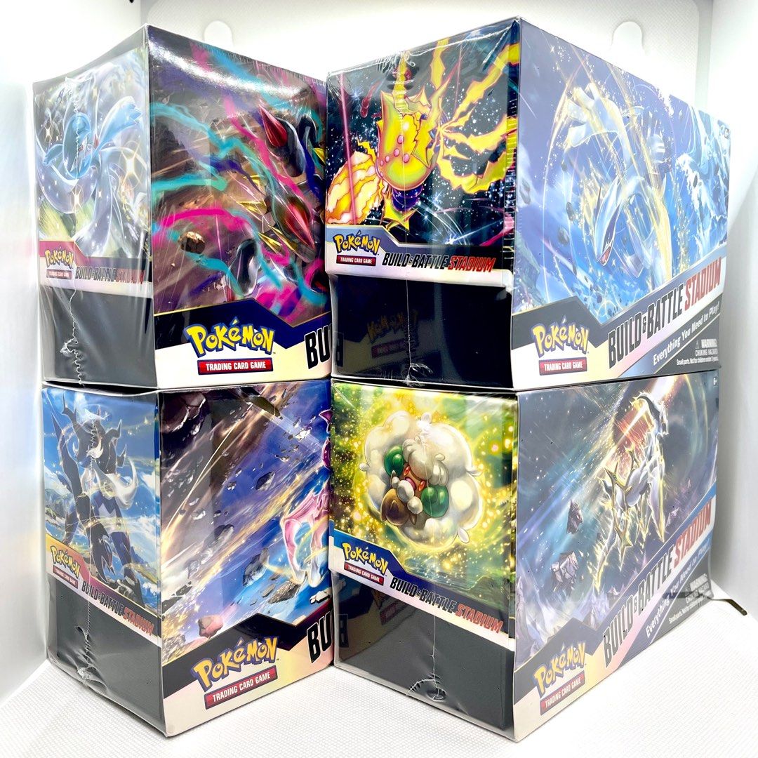 [Set of 4] Pokemon TCG Build & Battle Stadium | Silver Tempest ...