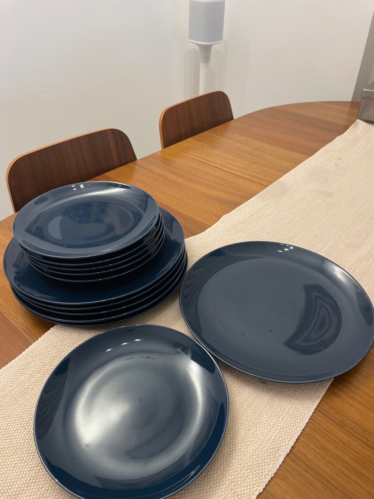 Set of 6 plates - medium and large, Furniture & Home Living ...