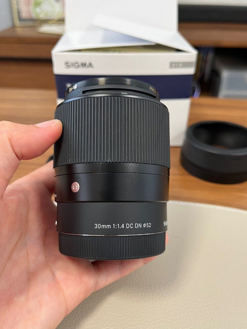 Sigma 30mm f1.4 DC DN Sony E mount APSC contemporary Lens DC DN for video photo vlogging