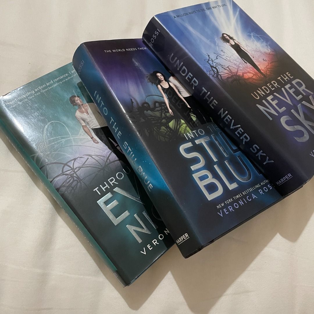 *SIGNED* Under the Never Sky Trilogy by Veronica Rossi, Hobbies & Toys ...