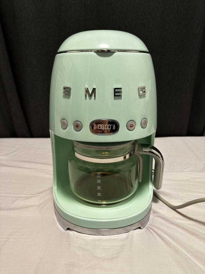 SMEG DRIP COFFEE MACHINE (PASTEL GREEN), TV & Home Appliances, Kitchen