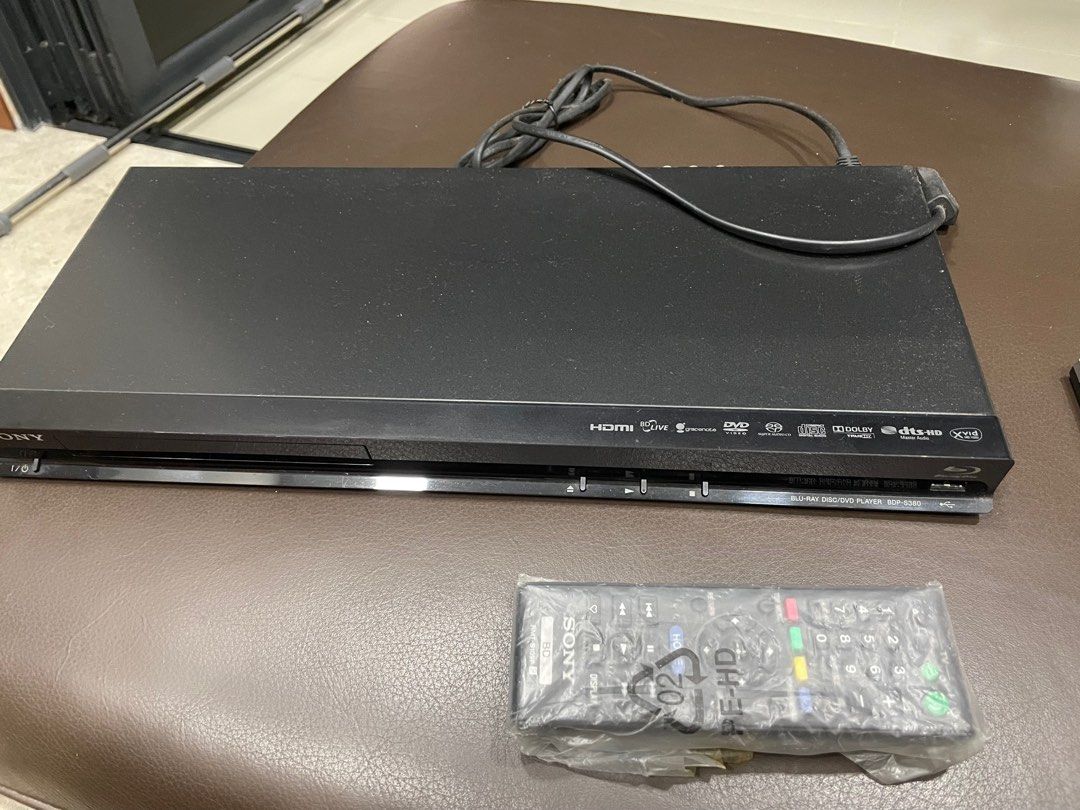 Sony BluRay Disc/DVD Player BDPS380, TV & Home Appliances, TV