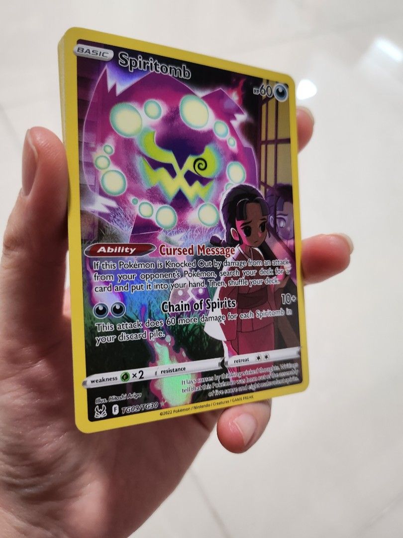 Spiritomb & Hoopa - Pokemon TCG Spiritomb Deck, Hobbies & Toys, Toys &  Games on Carousell