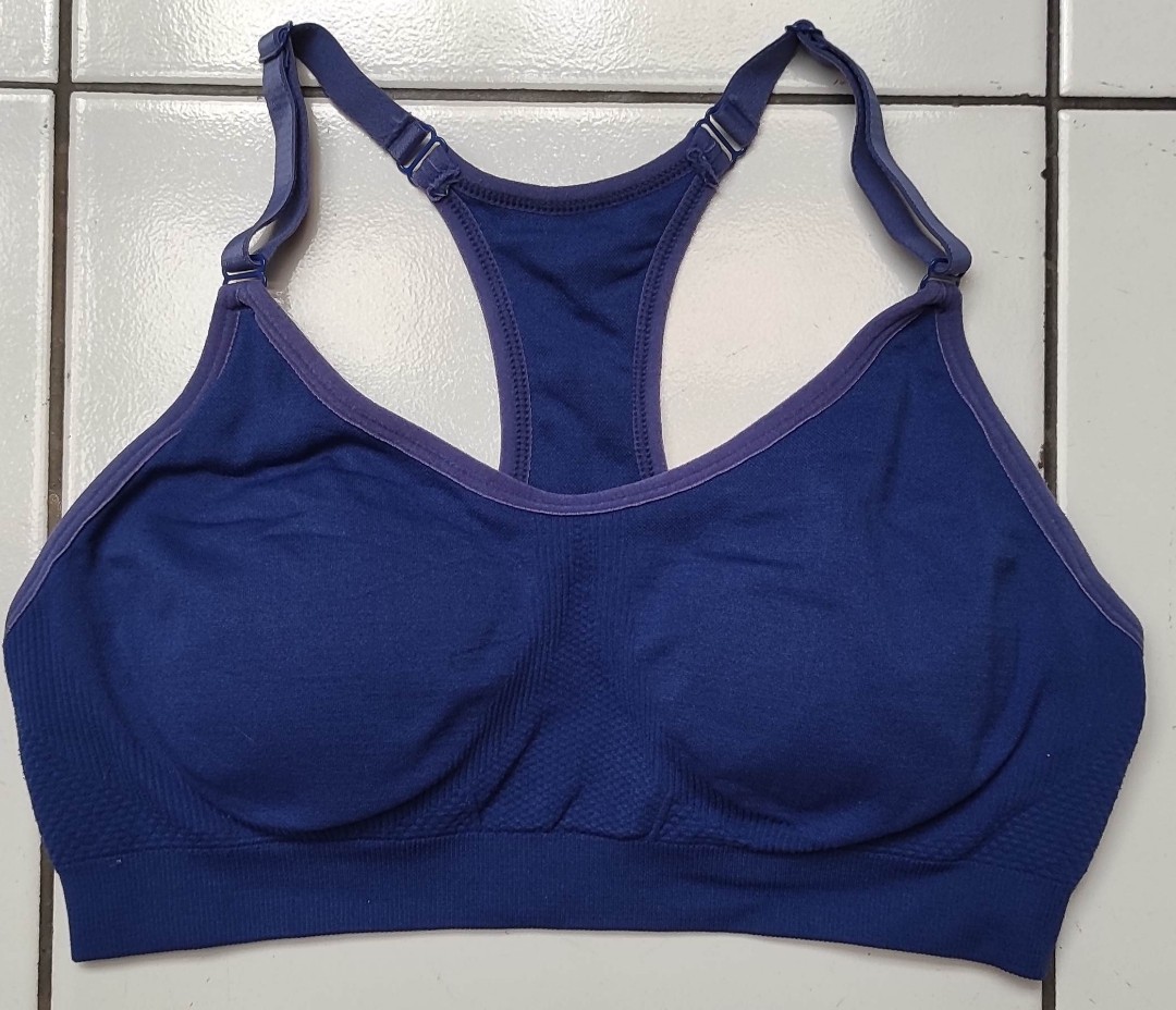 Sport Bra Biru Polos, Sports, Athletic & Sports Clothing on Carousell