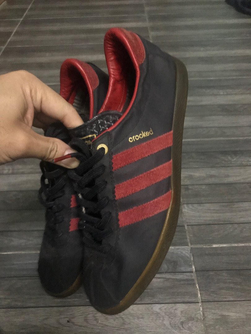 Adidas store crooked tongues