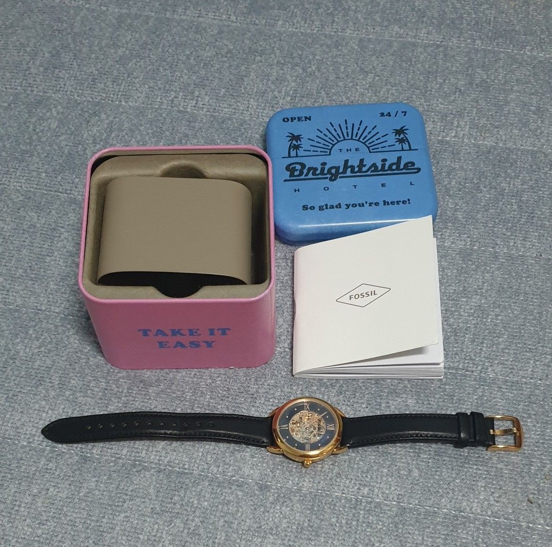 Fossil tailor discount watch black