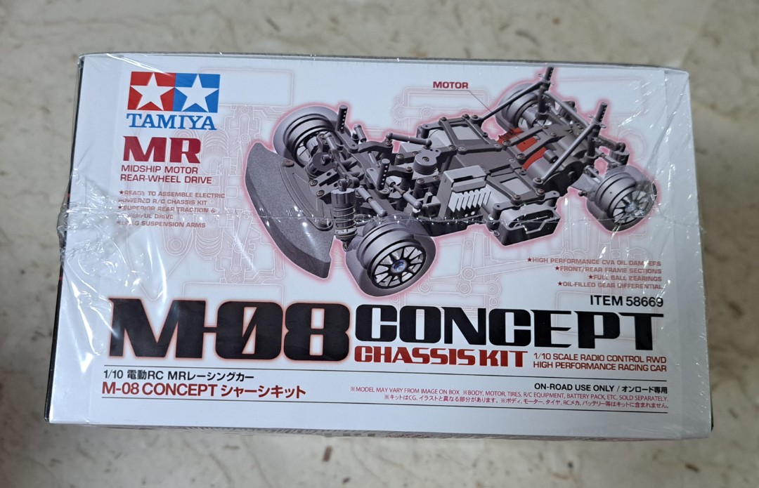  Tamiya 58669 M08 Mini RC RWD Chassis Kit : Toys & Games