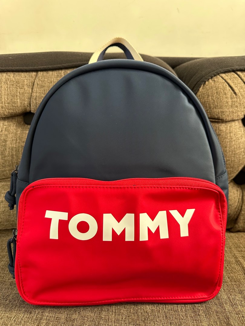 Tommy Hilfiger Nylon Backpack, Women's Fashion, Bags & Wallets